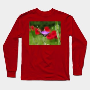 Corncockle in the Poppies Long Sleeve T-Shirt